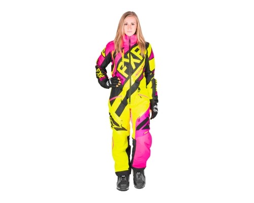 Комбинезон FXR CX без утеплителя Elec Pink/Hi Vis/Black 192918-9465