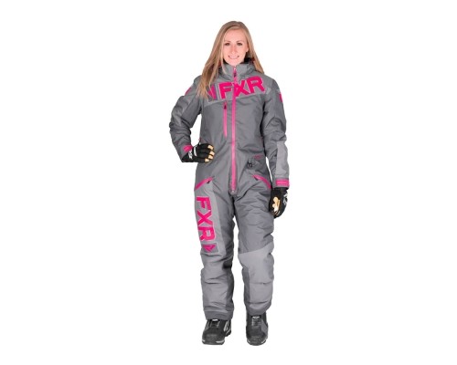 Комбинезон FXR Squadron с утеплителем Char/Grey/Fuchsia 192911-0805