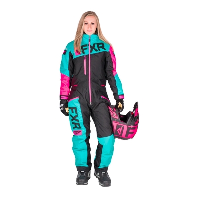 Комбинезон FXR Squadron с утеплителем Black/Mint/Elec Pink 192911-1052