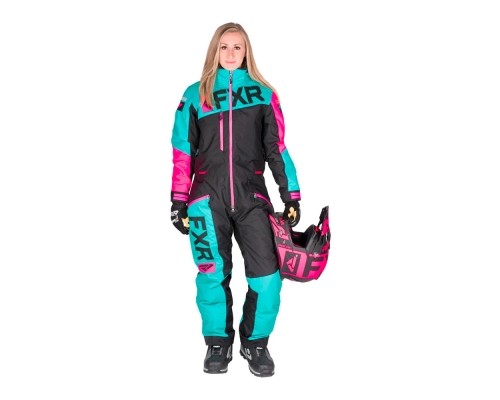 Комбинезон FXR Squadron с утеплителем Black/Mint/Elec Pink 192911-1052