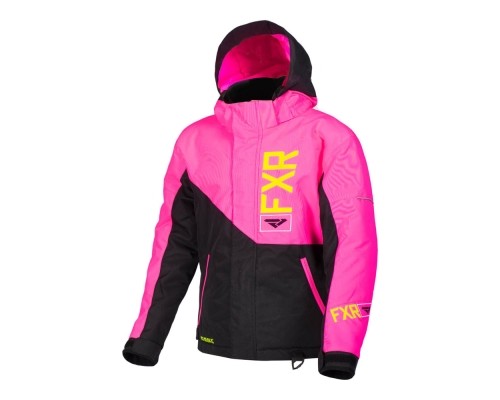 Куртка FXR Fresh с утеплителем Black/Elec Pink/Hi Vis 190419-1094