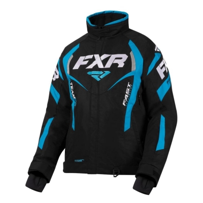 Куртка FXR Team RL с утепленной вставкой Black/Sky Blue 200204-1053