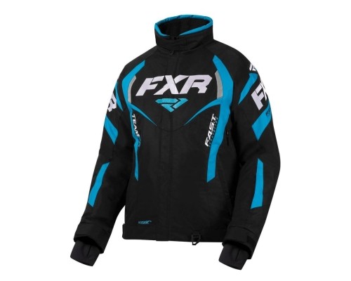 Куртка FXR Team RL с утепленной вставкой Black/Sky Blue 200204-1053