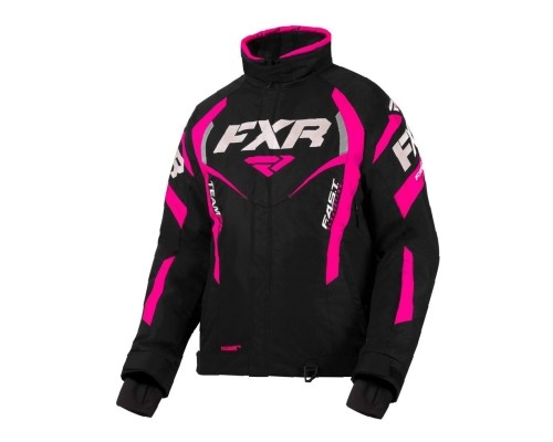 Куртка FXR Team RL с утепленной вставкой Black/Fuchsia 200204-1090