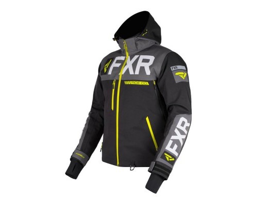 Куртка FXR Helium Pro X с утеплителем Black/Char/Hi Vis 190034-1065