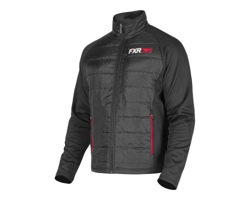 Куртка FXR Track Sweater Black/Red 191112-1020