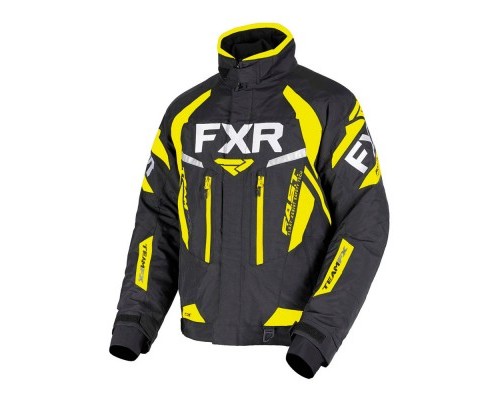 Куртка FXR Team FX с утеплителем Black/Hi Vis 190000-1065