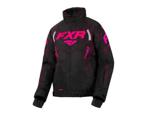 Куртка FXR Team RL с утепленной вставкой Black/Plum/Elec Pink 200204-1082