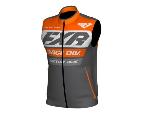 Жилет FXR Race Ready с утеплителем Char/Orange/Grey 193319-0830