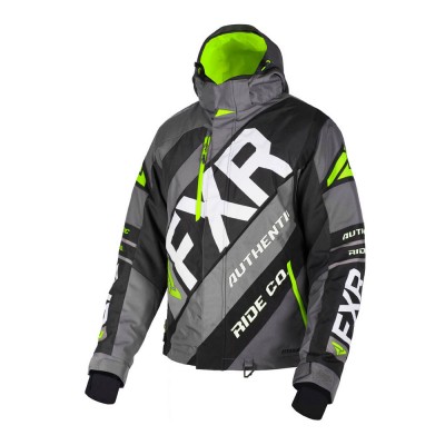 Куртка FXR CX с утеплителем Char/Black/Lime 190021-0870