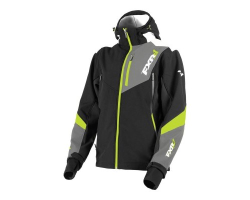 Куртка FXR Renegade без утеплителя Black/Lime 190907-1070