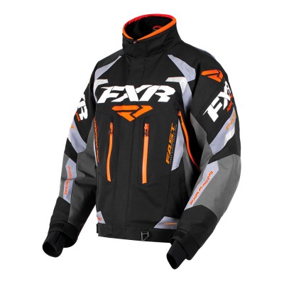 Куртка FXR Adrenaline с утеплителем Black/Char/Grey/Orange 180002-1030