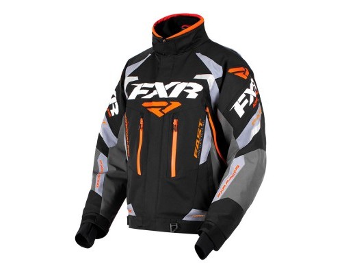 Куртка FXR Adrenaline с утеплителем Black/Char/Grey/Orange 180002-1030