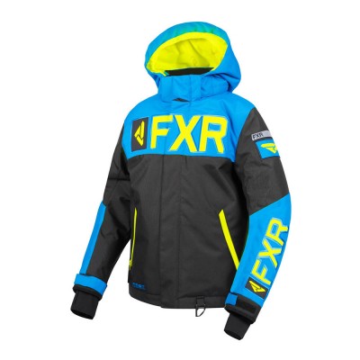 Куртка FXR Helium с утеплителем Black/Blue/Hi Vis 190409-1040