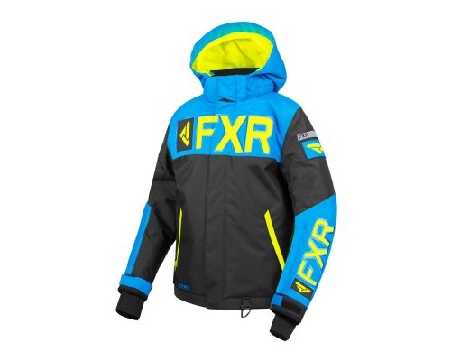 Куртка FXR Helium с утеплителем Black/Blue/Hi Vis 190409-1040