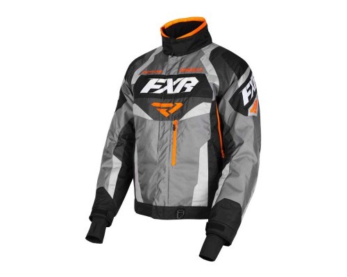 Куртка FXR Octane с утеплителем Grey/Black/Char/Orange 190003-0510