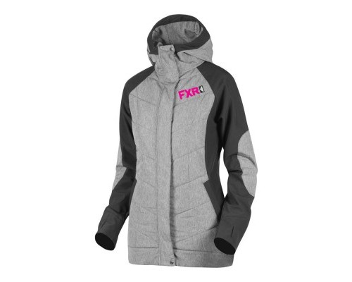 Куртка FXR Alloy с утеплителем Grey Heather/Fuchsia 191009-0790