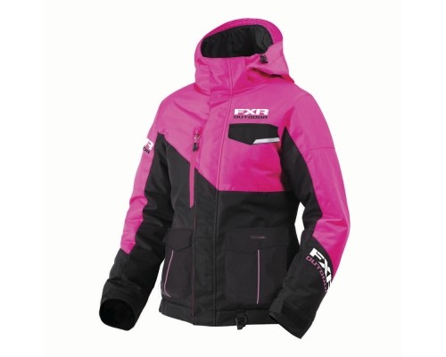 Куртка FXR Excursion с утеплителем Black/Fuchsia 180214-1090