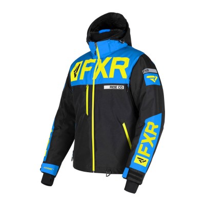 Куртка FXR Helium X с утеплителем Black/Blue/Hi Vis 190038-1040