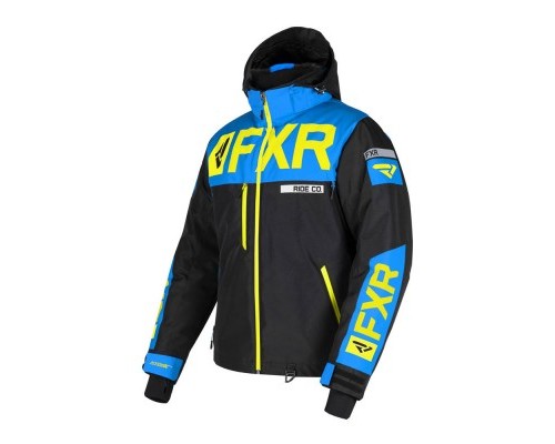 Куртка FXR Helium X с утеплителем Black/Blue/Hi Vis 190038-1040