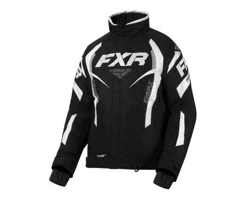 Куртка FXR Team RL с утепленной вставкой Black/White 200204-1001