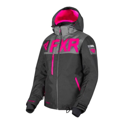 Куртка FXR Helium FX с утеплителем Black/Char/Fuchsia 190216-1008