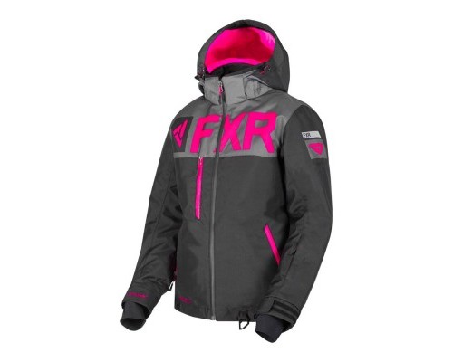 Куртка FXR Helium FX с утеплителем Black/Char/Fuchsia 190216-1008