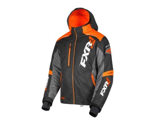 Куртка FXR Mission FX с утеплителем Black/Orange/Char 190031-1030