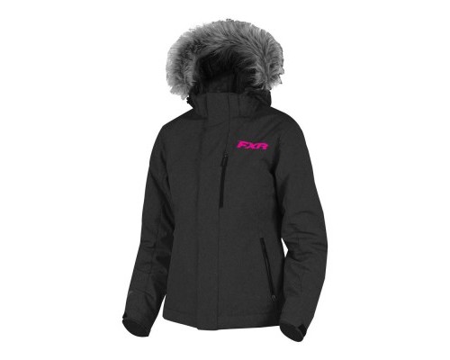 Куртка FXR Northward с утеплителем Black/Fuchsia 191005-1090