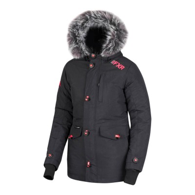 Парка FXR Svalbard с утеплителем Black/Coral 190214-1093