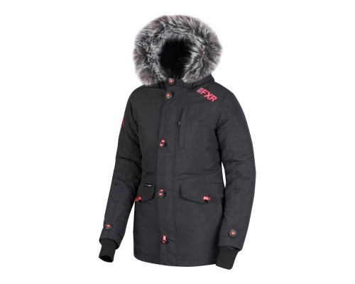 Парка FXR Svalbard с утеплителем Black/Coral 190214-1093