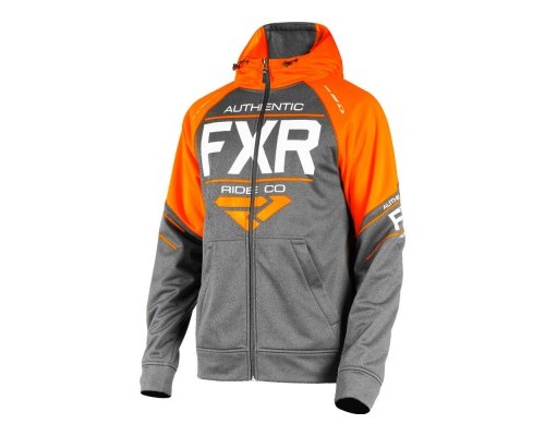 Толстовка FXR Ride Tech Char Heather/Orange 181110-0630