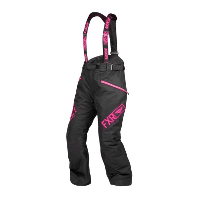 Штаны FXR Fresh с утеплителем Black/Elec Pink 190302-1094