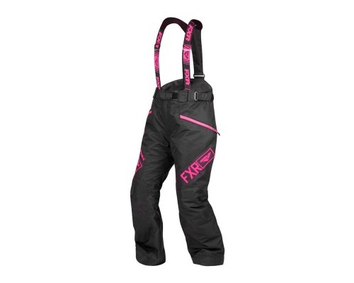 Штаны FXR Fresh с утеплителем Black/Elec Pink 190302-1094