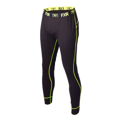 Термоштаны FXR Vapour Merino 20% Black/Hi Vis 191307-1065