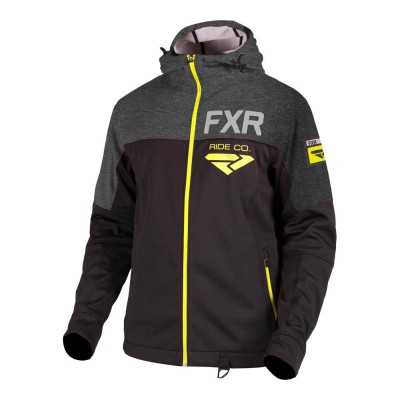 Толстовка FXR Hydrogen Softshell Black/Hi Vis 182000-1065