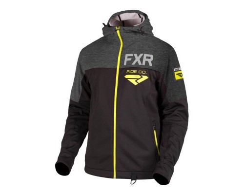 Толстовка FXR Hydrogen Softshell Black/Hi Vis 182000-1065