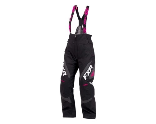 Штаны FXR Adrenaline с утеплителем Black/Char/Fuchsia 200306-1008