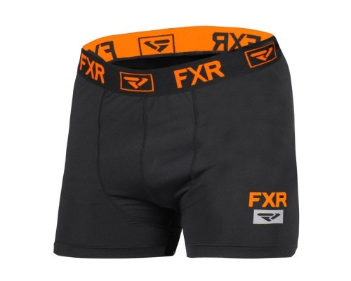 Трусы FXR Helium X Tech Black/Orange 191342-1030