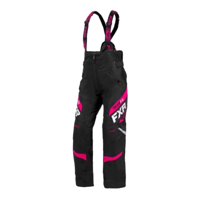 Штаны FXR Team с утеплителем Black/Fuchsia 200301-1090