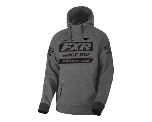 Толстовка FXR Race Division Grey Heather/Black 193321-0710