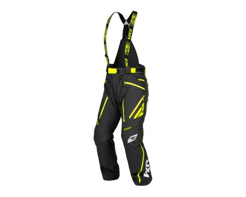 Штаны FXR Mission без утеплителя Black/Hi Vis 190106-1065