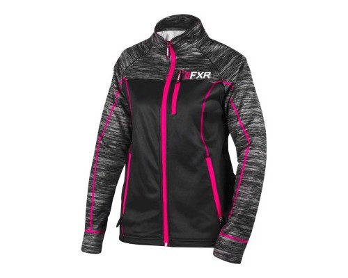 Толстовка FXR Elevation Tech Black/Fuchsia 191212-1090