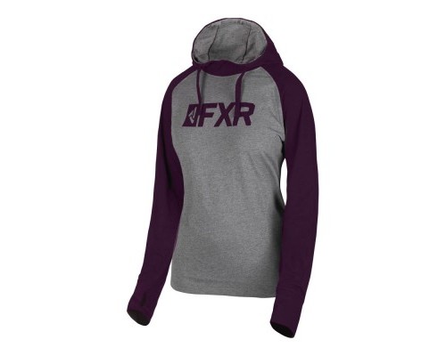 Толстовка FXR Trainer Tech Grey Heather/Plum 191423-0782