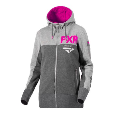 Толстовка FXR Ride Co. Char Heather/Fuchsia 191207-0690