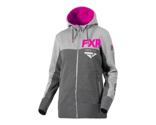 Толстовка FXR Ride Co. Char Heather/Fuchsia 191207-0690