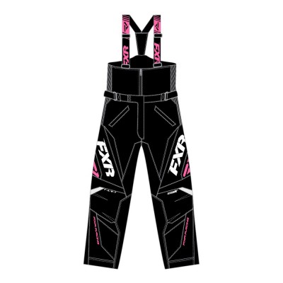 Штаны FXR Adrenaline с утеплителем Black/Fuchsia 190306-1090