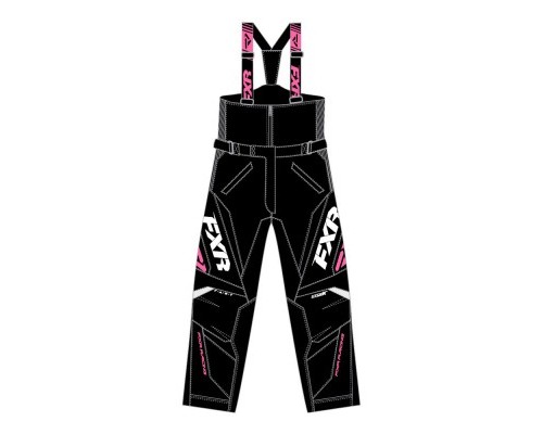 Штаны FXR Adrenaline с утеплителем Black/Fuchsia 190306-1090