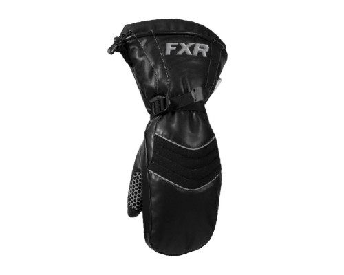 Рукавицы FXR Leather с утеплителем Black 200809-1000