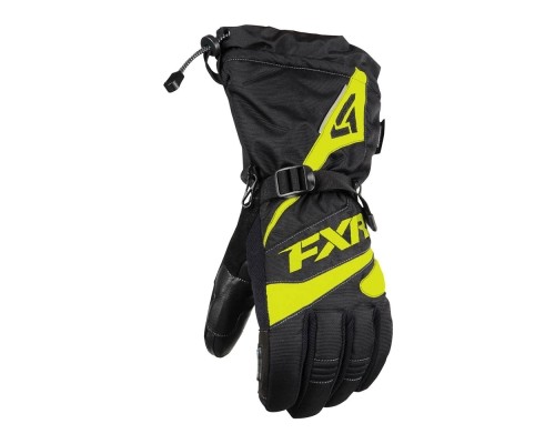 Перчатки FXR Fuel с утеплителем Black/Hi Vis 190804-1065